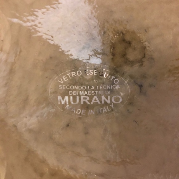 Murano Glass bowl or dish in an iridescent amber - Picture 6 of 10